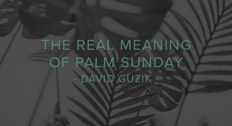 The Real Meaning of Palm Sunday