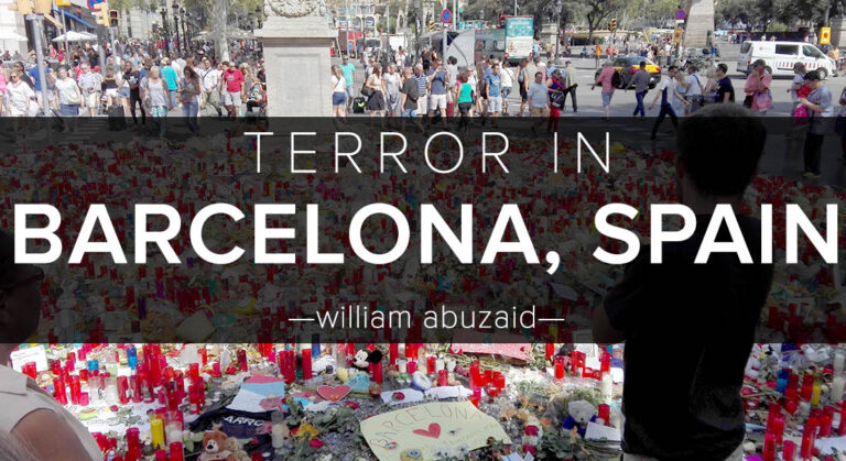 Terror in Barcelona, Spain