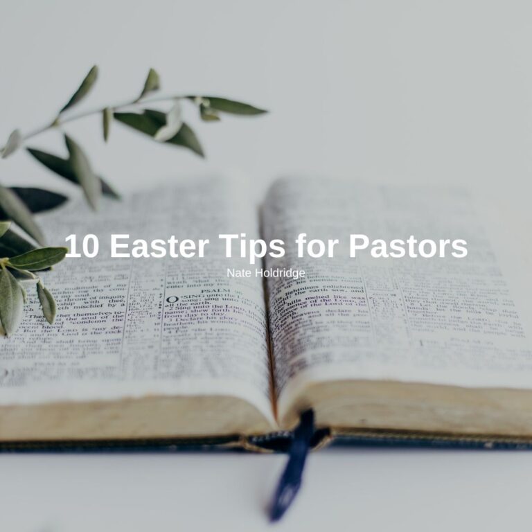 10 Easter Tips for Pastors
