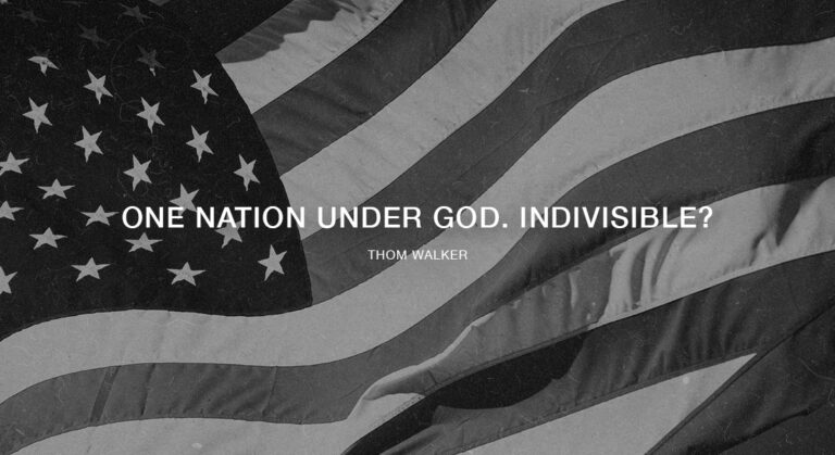 One Nation Under God. Indivisible?