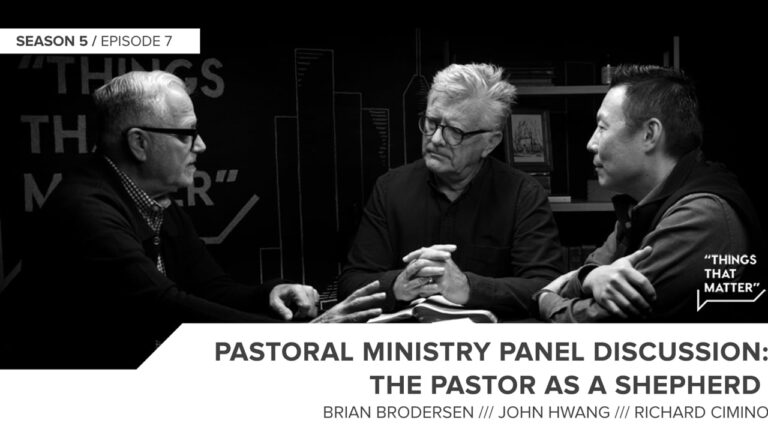 Things That Matter The Pastor as a Shepherd